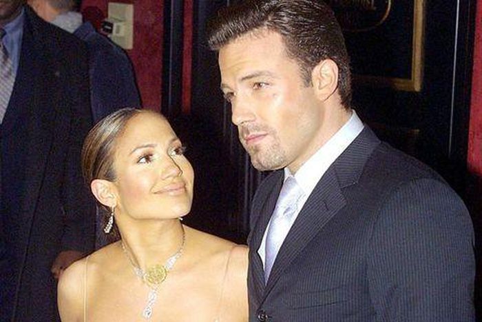 Jennifer Lopez and Ben Affleck [Elle]