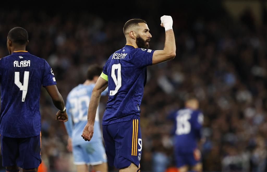 Karim Benzema scored his 40th and 41st goal of the season on Tuesday night