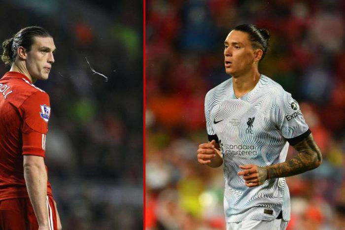 Darwin Nunez looked more like Andy Carroll on his Liverpool debut