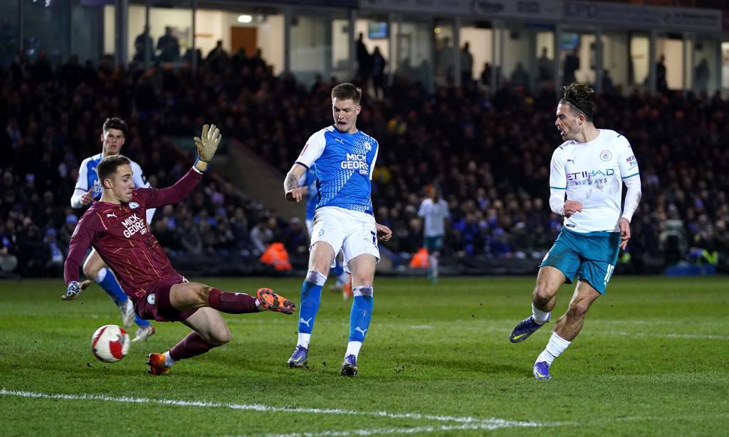 Jack Grealish scored in City's FA Cup win against Peterborough