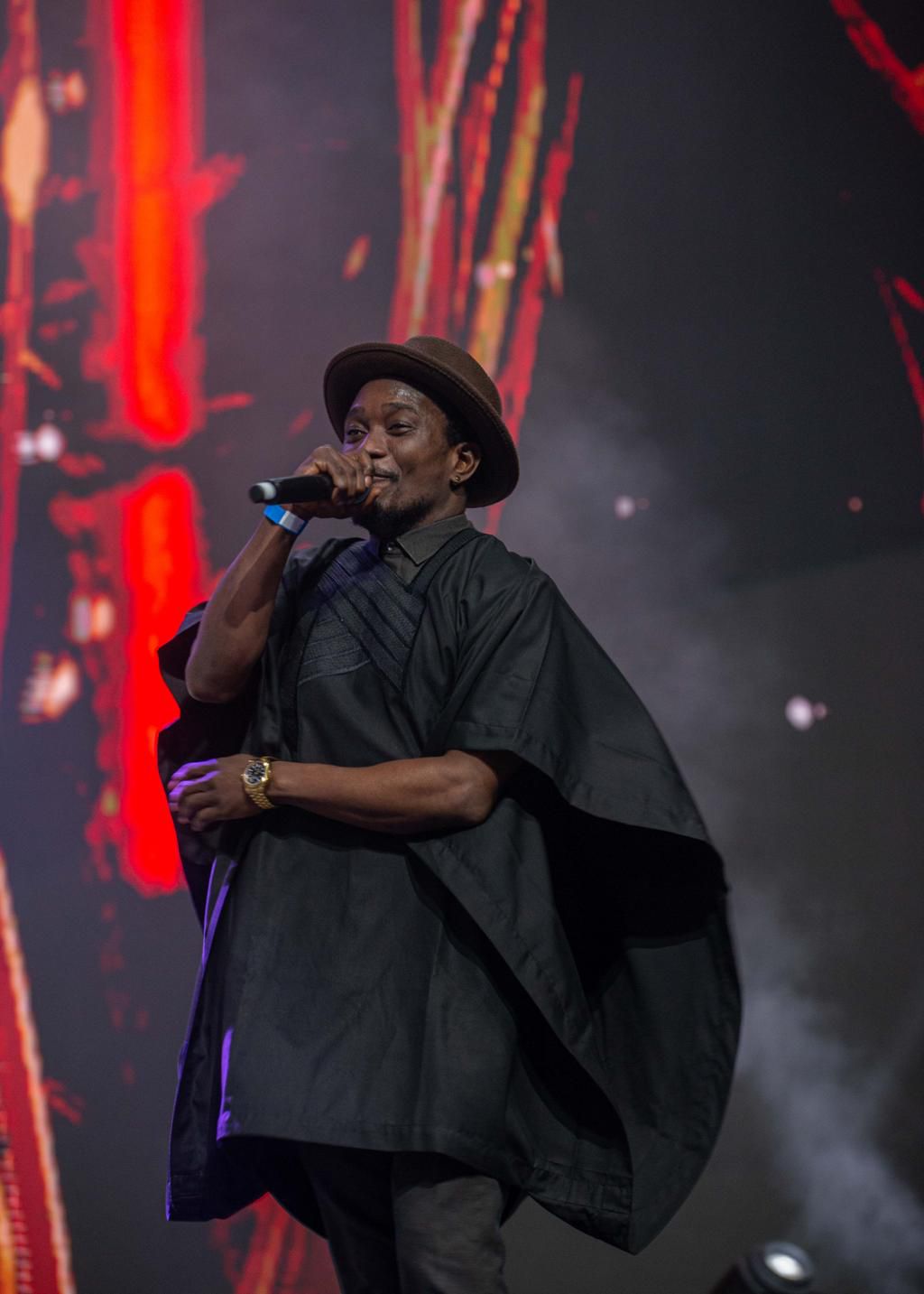 Brymo performing at the Culture Festival 2022