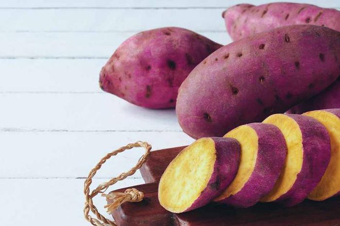 Sweet potatoes are probably the number one source of carbs for Ugandans