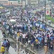 Mammoth crowd as MC Oluomo leads 5m persons’ rally for Tinubu in Lagos.
