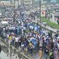 Mammoth crowd as MC Oluomo leads 5m persons’ rally for Tinubu in Lagos.