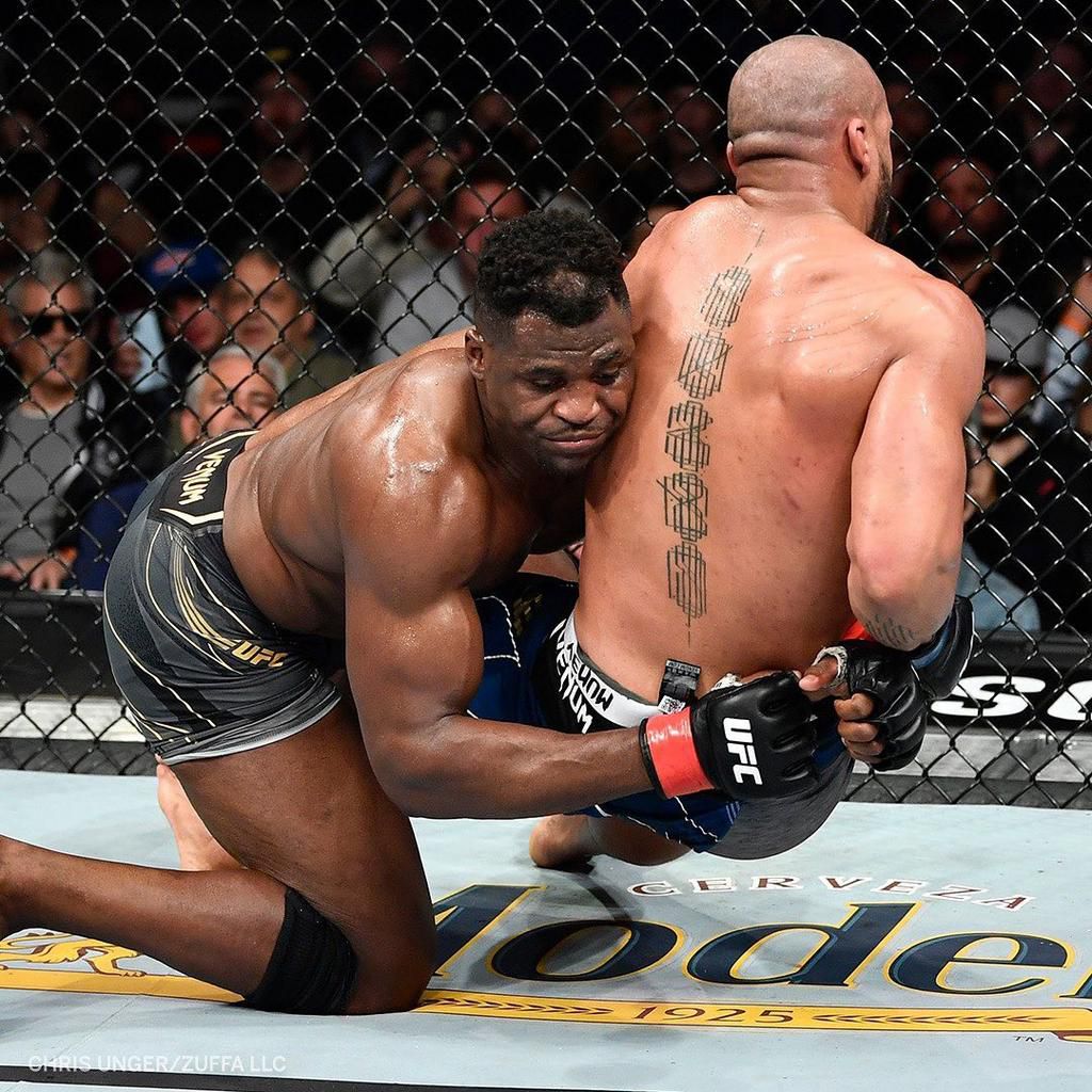 Francis Ngannou showed his versatility to defeat Gane (espnmma)