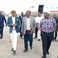 Wike and his team swagger into Port Harcourt after London expedition.
