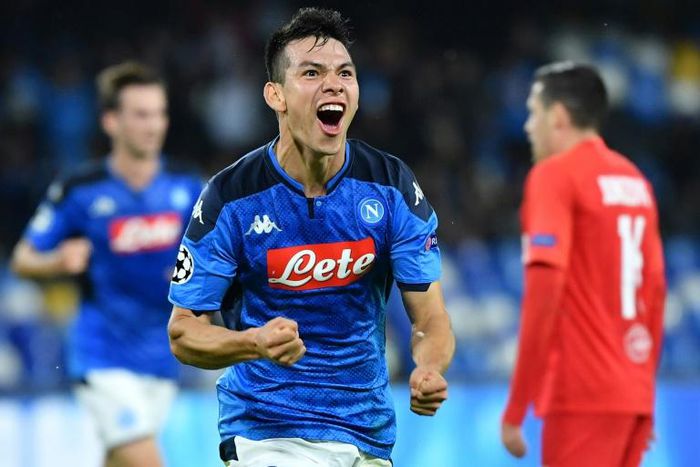 Hirving Lozano joined Napoli from PSV Eindhoven last August
