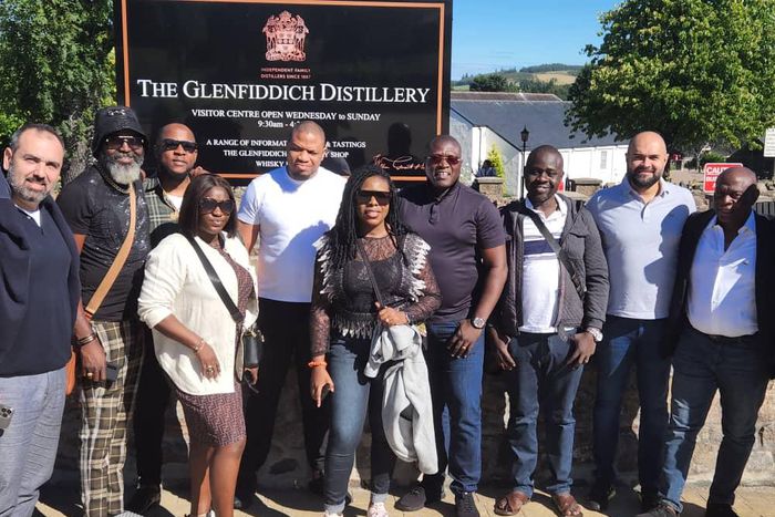 Nigeria alcoholic beverage stakeholders explore Glenfiddich Distillery in Scotland #TripToDufftown