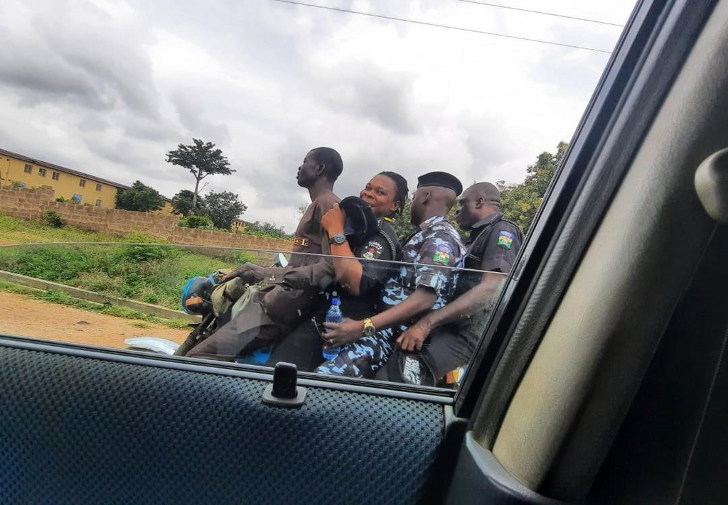 Police officers on election duty in Osun State. [TheCable]