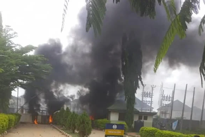 Okada riders storm Abuja estate, set houses on fire over colleague's death. [Punch]