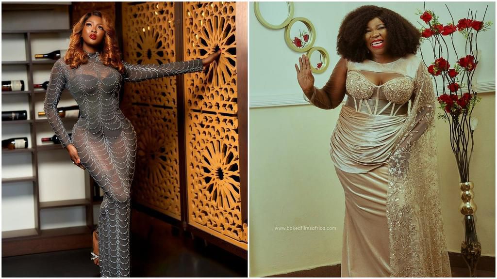 Reality TV star Ka3na and movie veteran Ada Ameh [Instagram/OfficialKa3na] [Instagram/AdaAmeh]