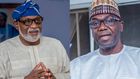(Left) Rotimi Akeredolu, Governor of Ondo state- (Right) Abdulrahman Abdulrazaq, Governor of Kwara state