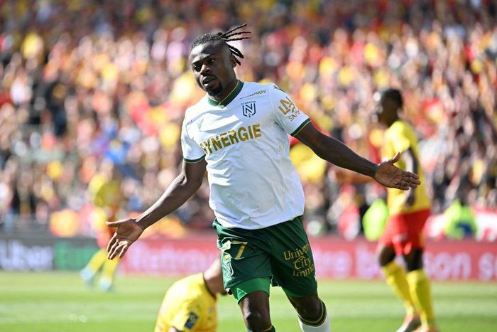 Moses Simon was in great form for Nantes against Lens