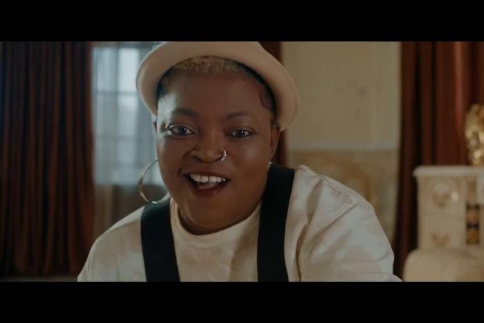 Funke Akindele-Bello plays the dual role of Lefty and Ayomide in 'Omo Ghetto' (The Saga) [YouTube]