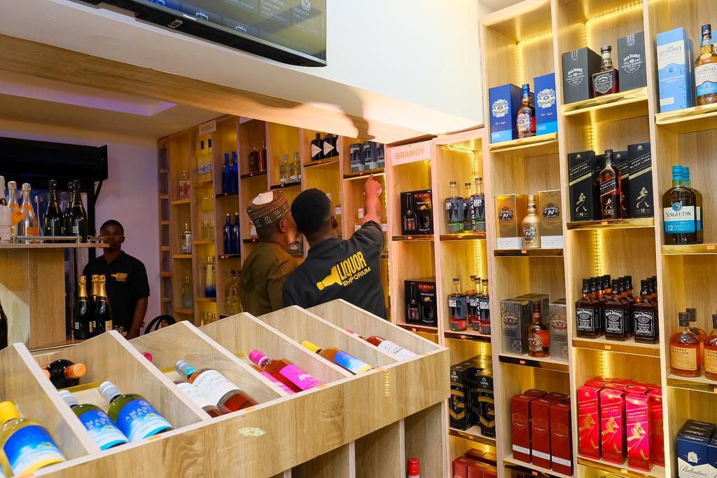 Cocktails, premium drinks, vibes and happy faces at the grand opening of the ultra premium liquor store, liquor emporium