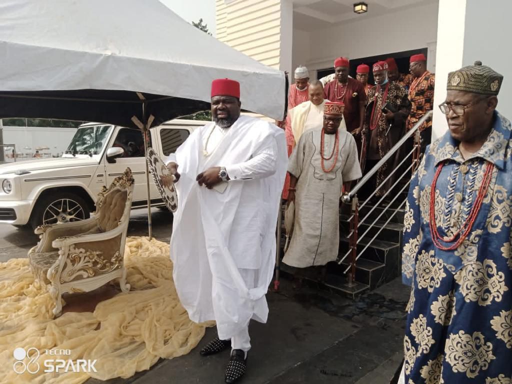 Billionaire businessman, chief Emeka Agba celebrates anniversary of chieftaincy title in Anambra state