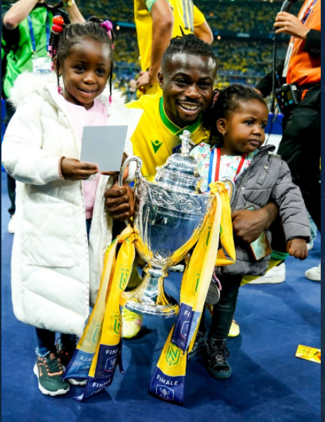 Moses Simon helped Nantes claim their fourth Coupe de France title