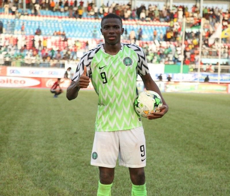 Victor Osimhen is one of the 10 Nigerians that have been shortlisted in a category for CAF Awards 2019 (Twitter/Dizsteve)