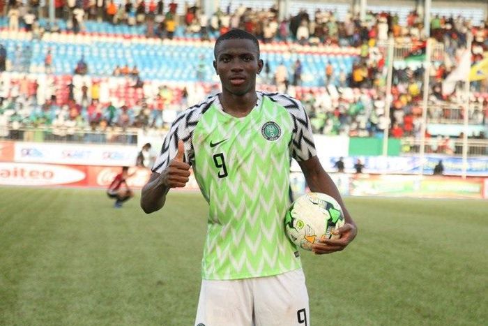 Victor Osimhen is one of the 10 Nigerians that have been shortlisted in a category for CAF Awards 2019 (Twitter/Dizsteve)