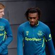 Everton winger Anthony Gordon (L) has been on Chelsea's radar and could join the Blues before the summer transfer deadline