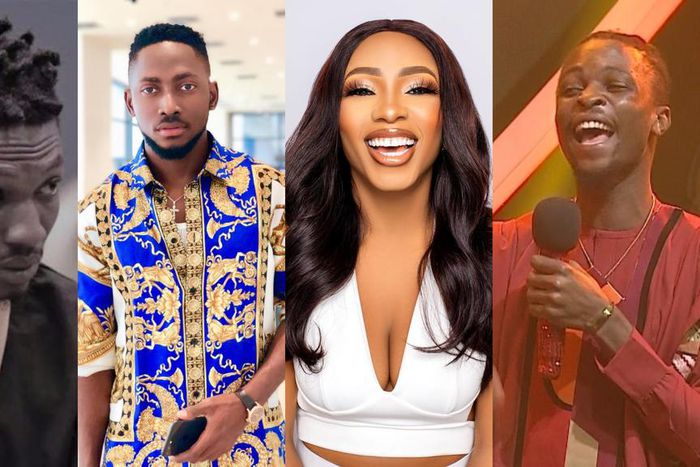 BBNaija winners Efe Ejeba, Miracle Ikechukwu , Mercy Eke, Laycon