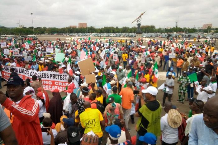 NLC takes protest to National Assembly