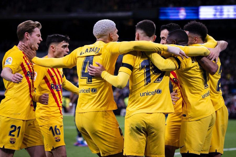 A comfortable win  at the Bernabeu extended Barcelona's unbeaten run to 11 matches in all competitions.