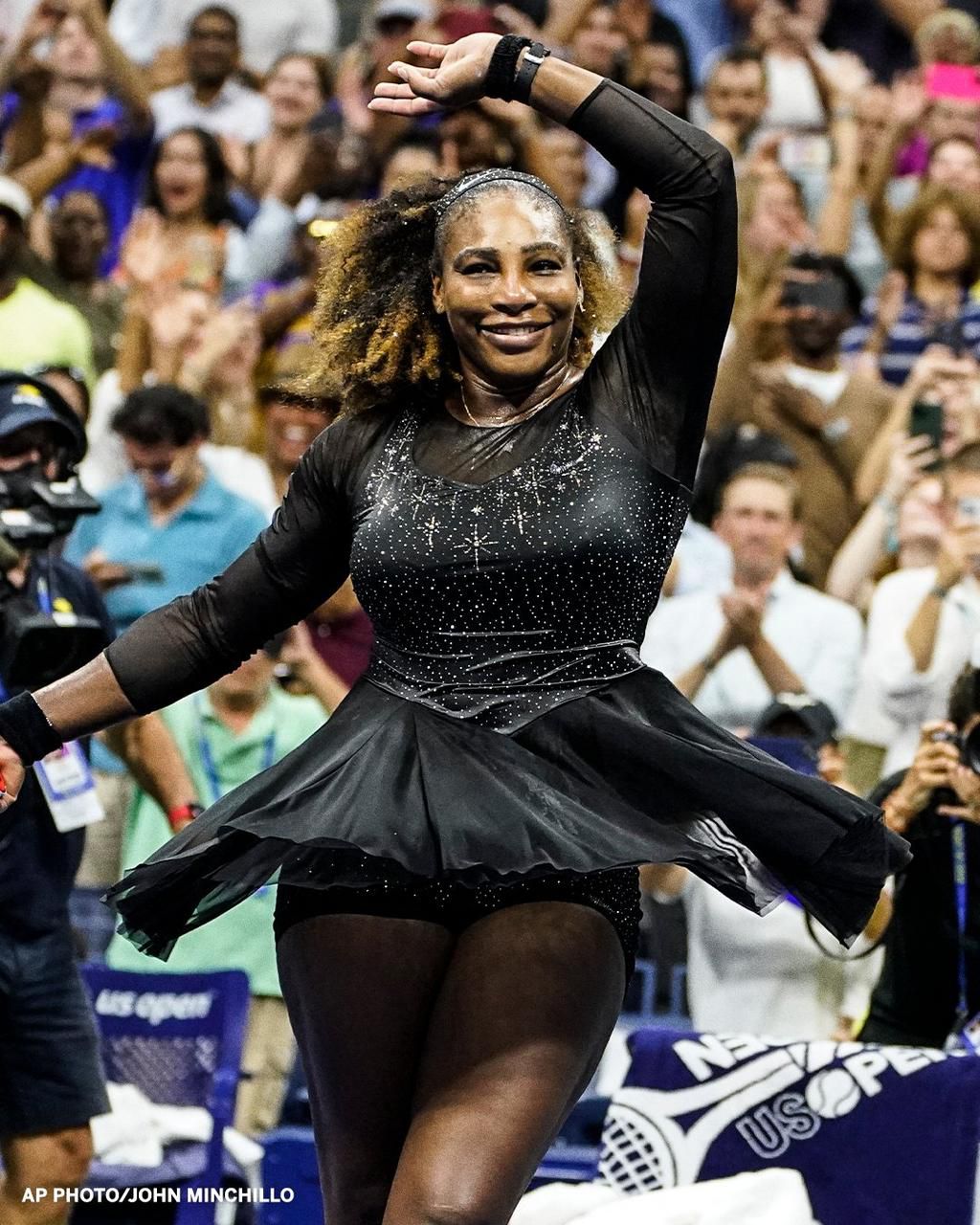 Serena Williams at the US open [Sportcenter/Twitter]