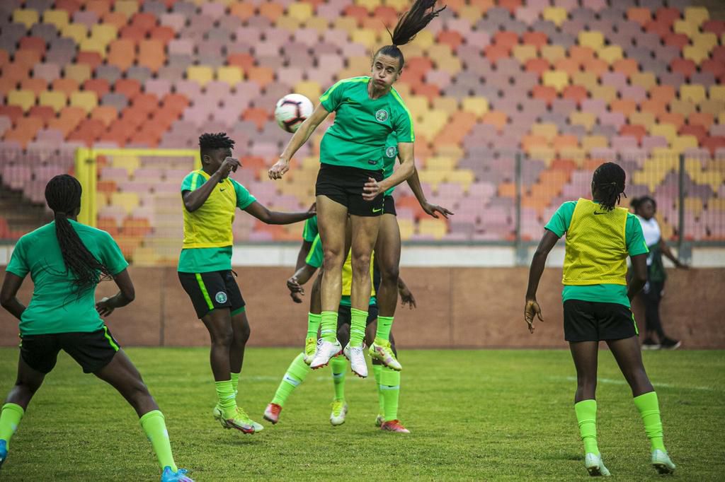 Ashleigh Plumptre put up a spectacular display in her Super Falcons debut
