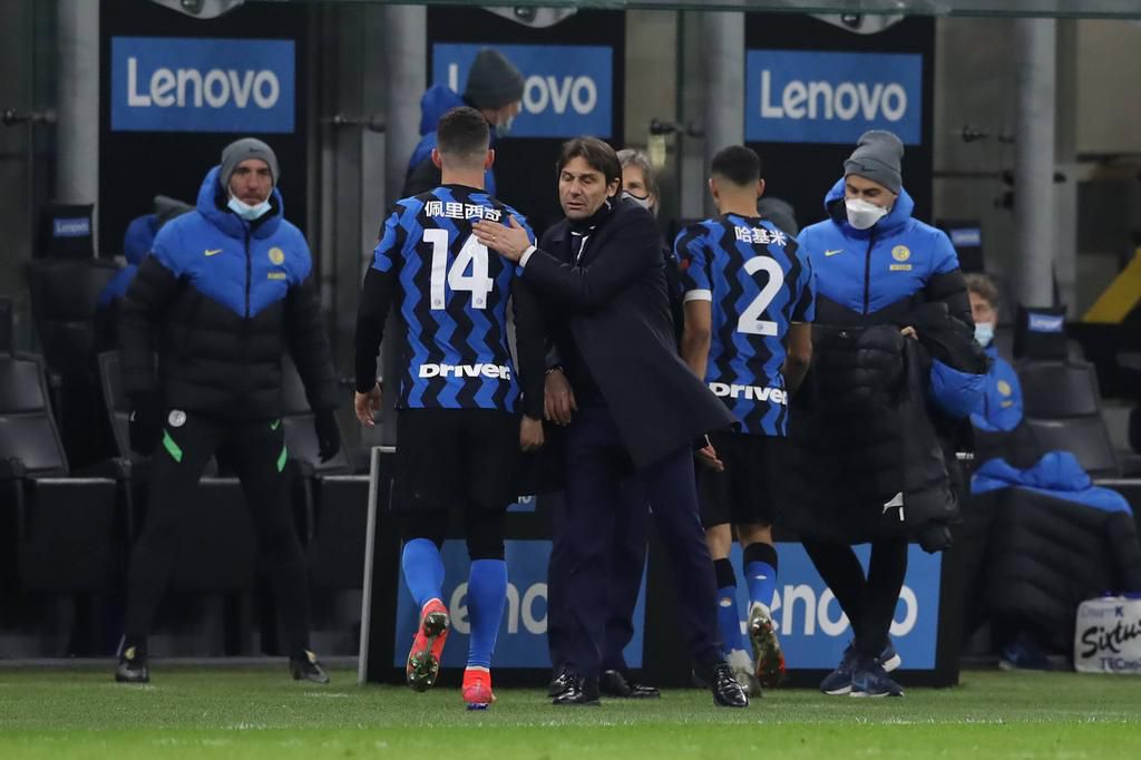 Antonio Conte won the Serie A title with Perisic at Inter Milan in 2021
