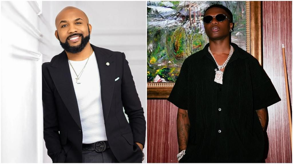 Nigerian music stars Banky W and Wizkid [Instagram/BankyW] [Instagram/Wizkid]