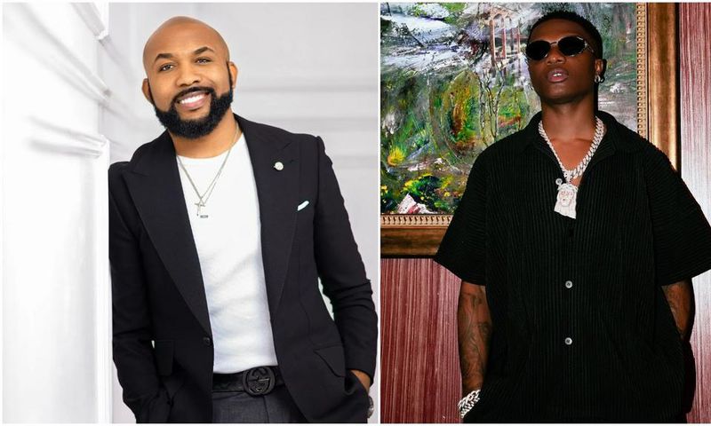 Nigerian music stars Banky W and Wizkid [Instagram/BankyW] [Instagram/Wizkid]