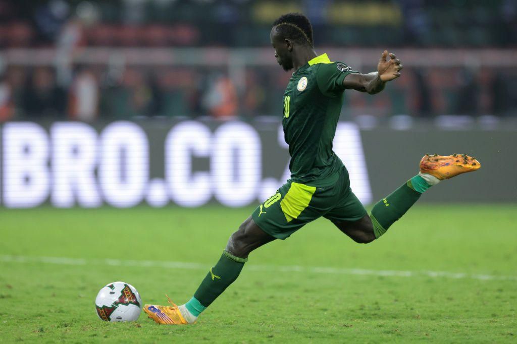 Captain Sadio Mane converts the shootout penalty that won the Africa Cup of Nations for Senegal in Yaounde on Sunday.