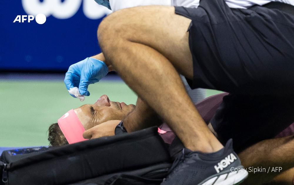 Nadal injury incident US Open