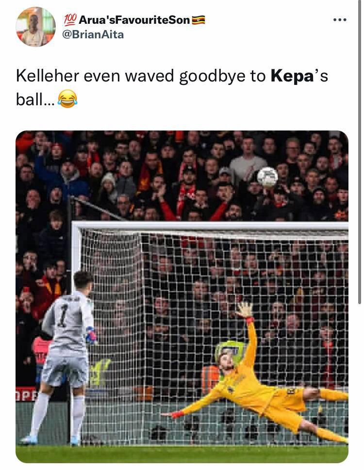 Kepa receives yet another glorious shade