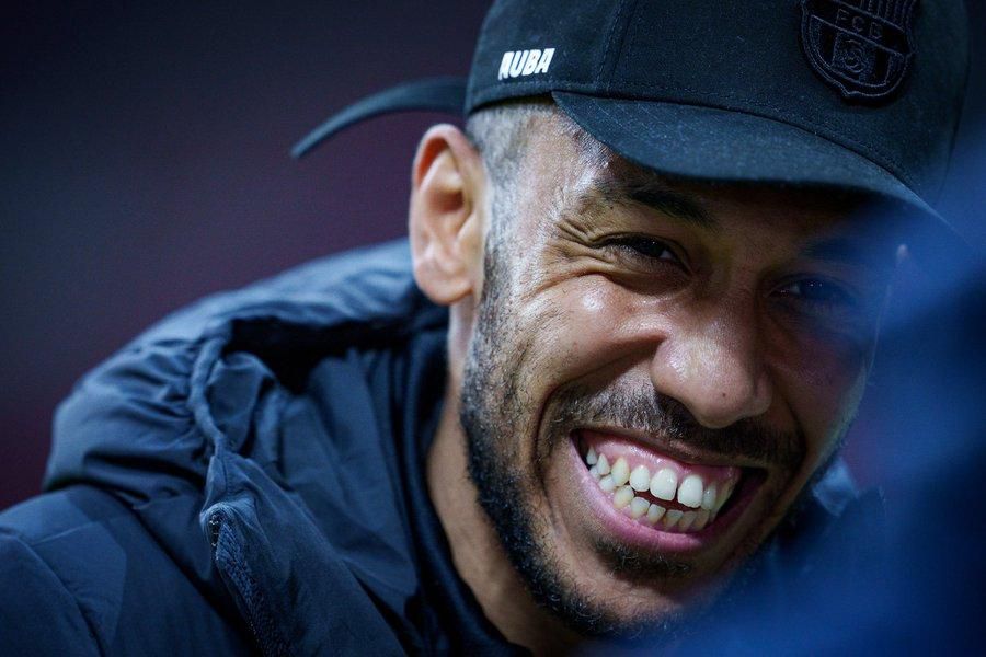 Aubameyang has now scored 9 goals in 10 appearances for Barcelona.