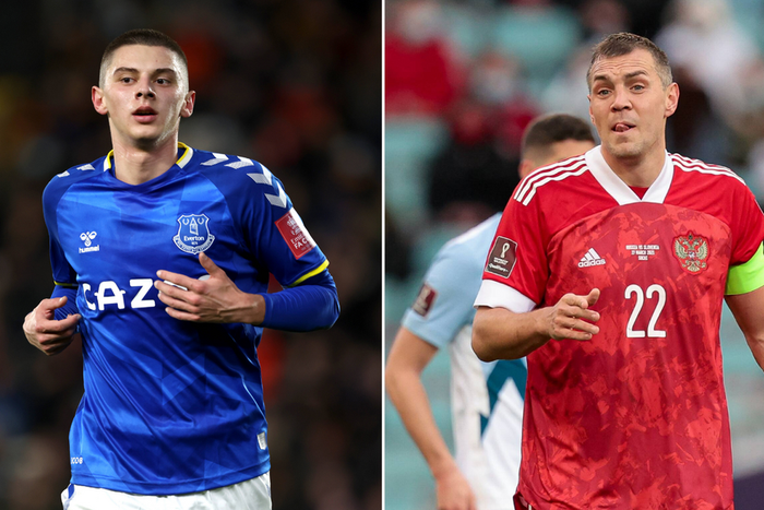 Everton's Vitaliy Mykolenko hits out at the Russian national team for remaining silent over the invasion of Ukraine.