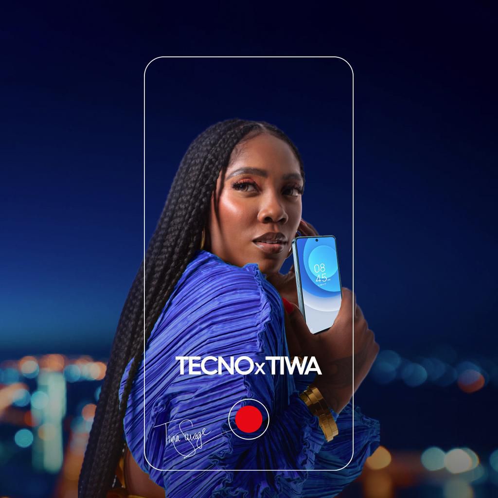 Hats off for the No. 1 ABG Tiwa Savage as she becomes TECNO's first female ambassador