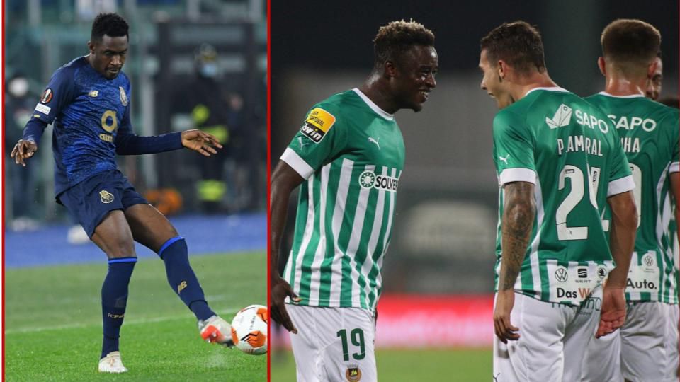 Zaidu Sanusi played for Porto in 3-1 defeat to Rio Ave