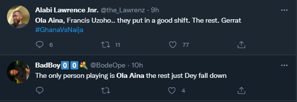 Ola Aina reactions