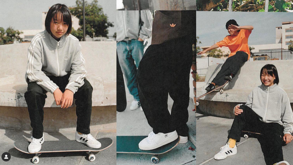 Adidas spring 22 apparel for skateboarding.