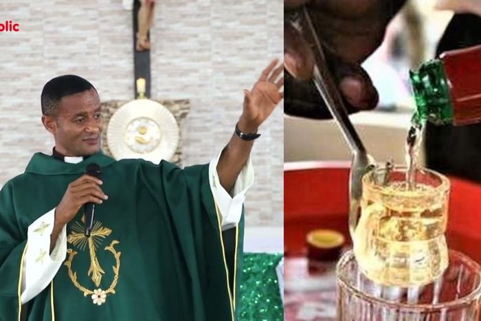 Father Oluoma Chinenye John talks about drinking alcohol