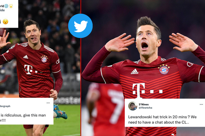 Reactions to Lewandowski's first-half hat-trick against Salzburg in the Champions League on Tuesday night