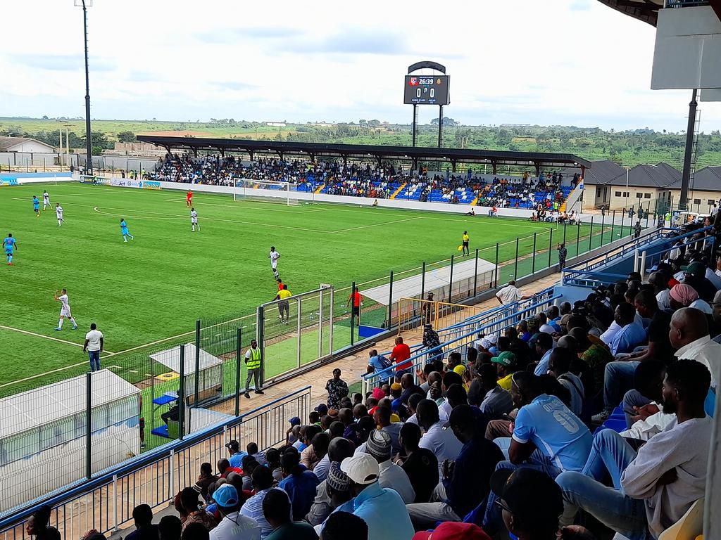 It was a packed Ikenne Stadium.