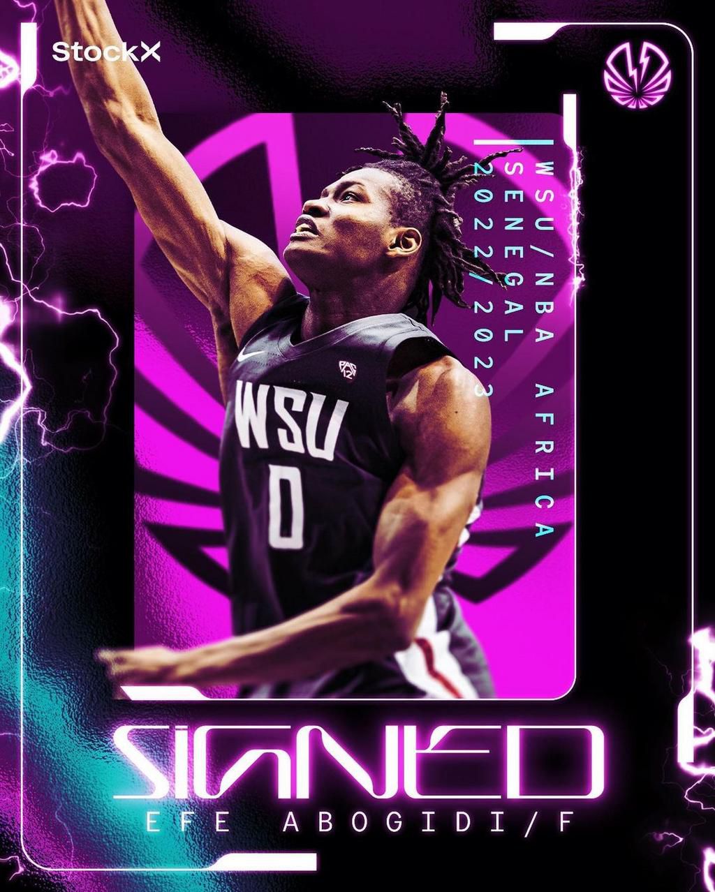 Efe Abogidi joins NBA G League Ignite from Washington State