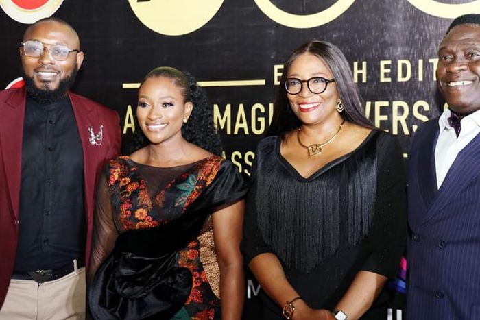 L-R - Tope Oshunkeye, Marketing Manager, MultiChoice Nigeria; Dr. Busola Tejumola, Executive Head, Content and West Africa Channels, MultiChoice Nigeria; Caroline Oghuma, Executive Head, Corporate Affairs, MultiChoice Nigeria and Akin Salu, Executive H...