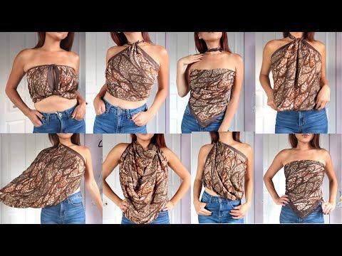 Turn a scarf into a shirt {pinterest}
