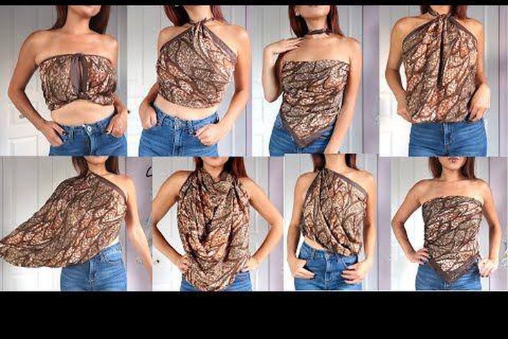 Turn a scarf into a shirt {pinterest}