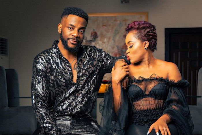 Nigerian media personality Ebuka Obi-Uchendu and his wife, Cynthia [Instagram/JustCynthiaO]