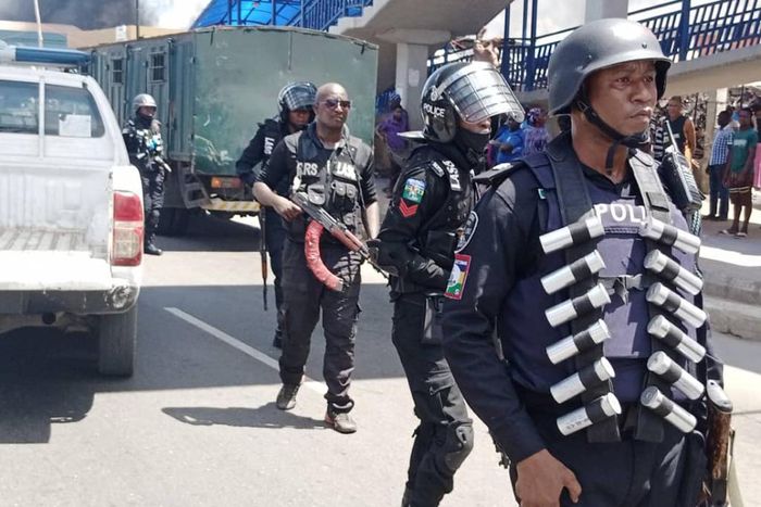 Nigerian police officers [LSPC]
